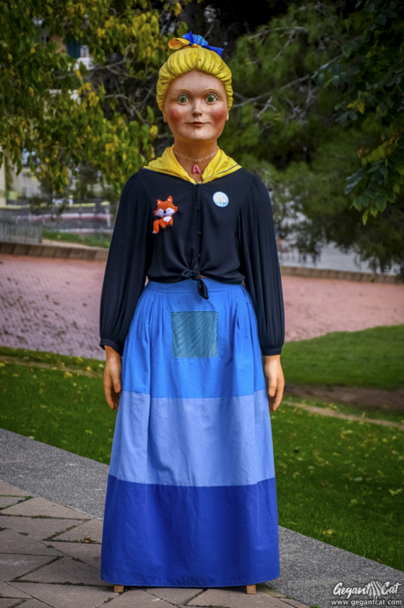 Gegantona de l'escola Àgora de Barcelona