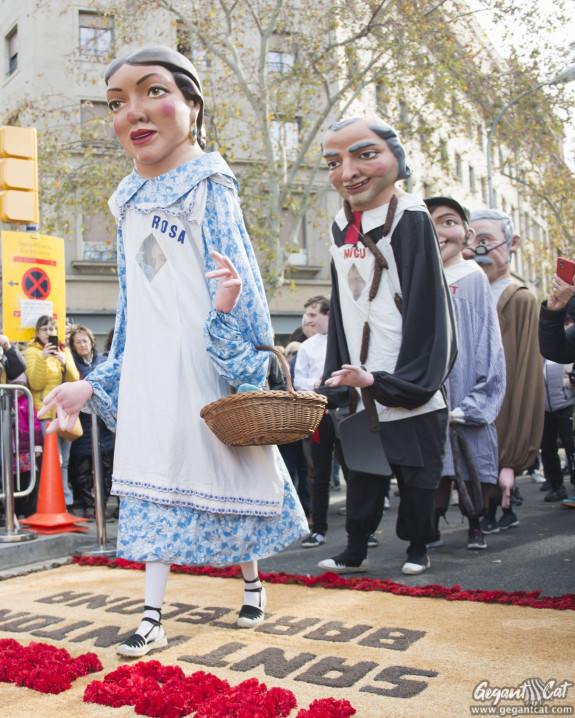 Gegantons del Mercat de Sant Antoni de Barcelona