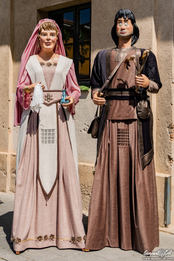Gegantons Maurici i Seclina de Caldes de Malavella