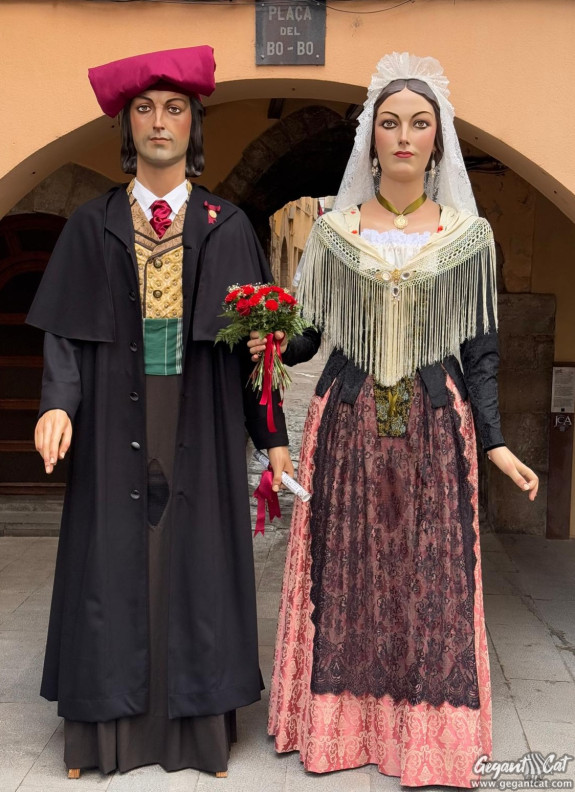 Gegants Administradors de Cal Virol de Monistrol de Montserrat