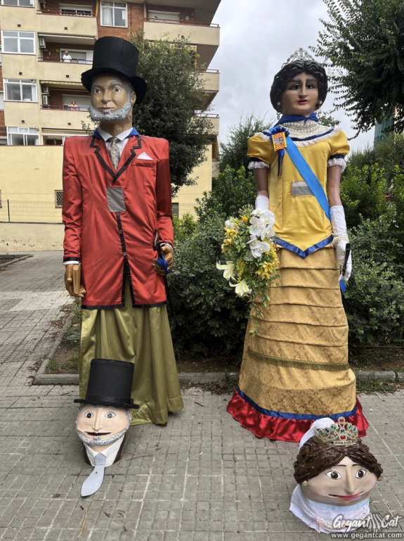 Gegants de l'AAVV Maria Cristina i voltants