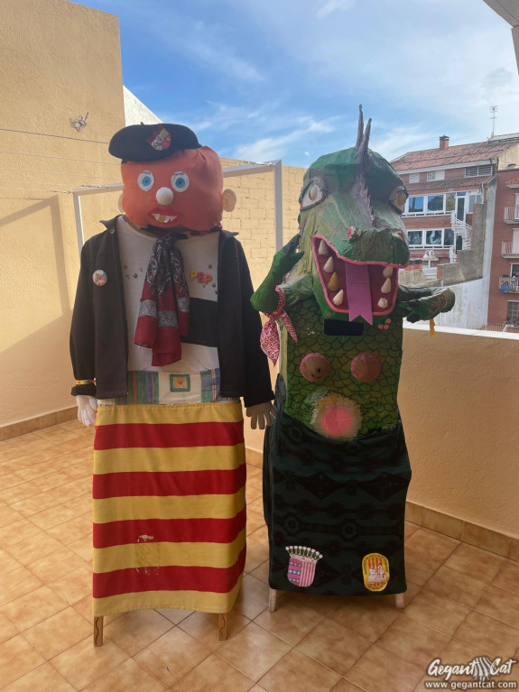 Gegants Pep i Dragona de Malgrat de Mar