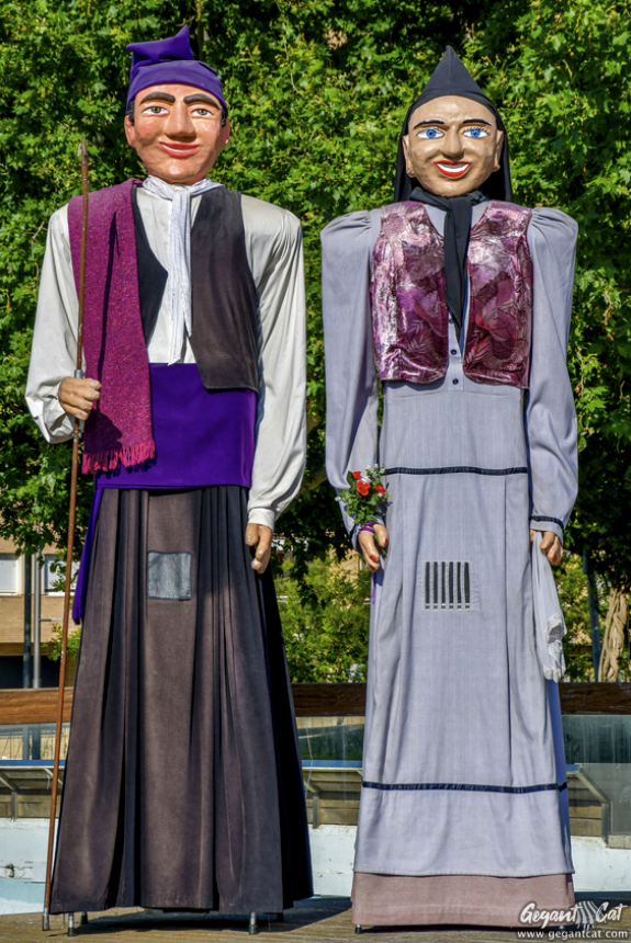 Gegants Vells del Col·lectiu Cultural Cappont de Lleida